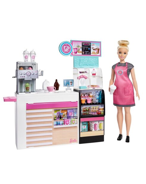 Barbie coffret Le café de Barbie - 3 ans et +