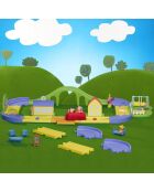 Circuit en ville de Peppa Pig avec figurine de Peppa - 3 ans et +