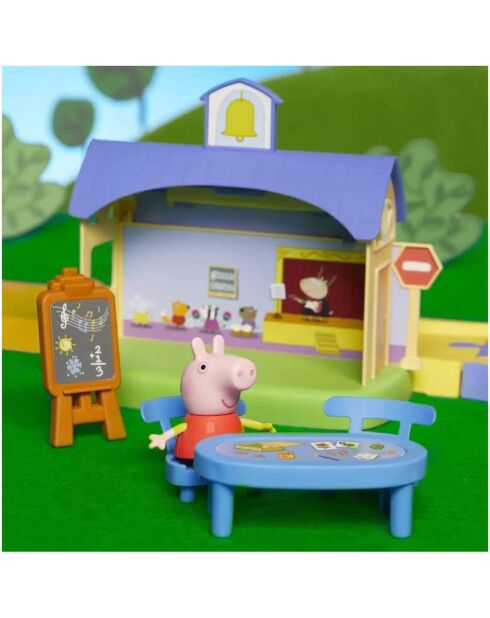 Circuit en ville de Peppa Pig avec figurine de Peppa - 3 ans et +
