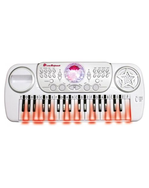 Clavier électronique avec tabouret, 37 Touches, 8 instruments différents - 3 ans et +