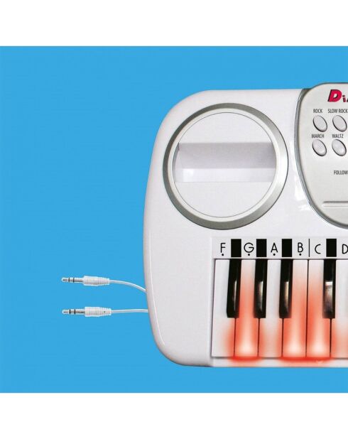Clavier électronique avec tabouret, 37 Touches, 8 instruments différents - 3 ans et +