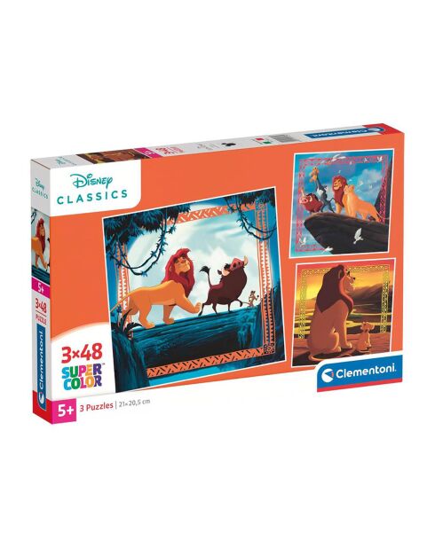 Puzzle Le Roi Lion - 3x48 pièces