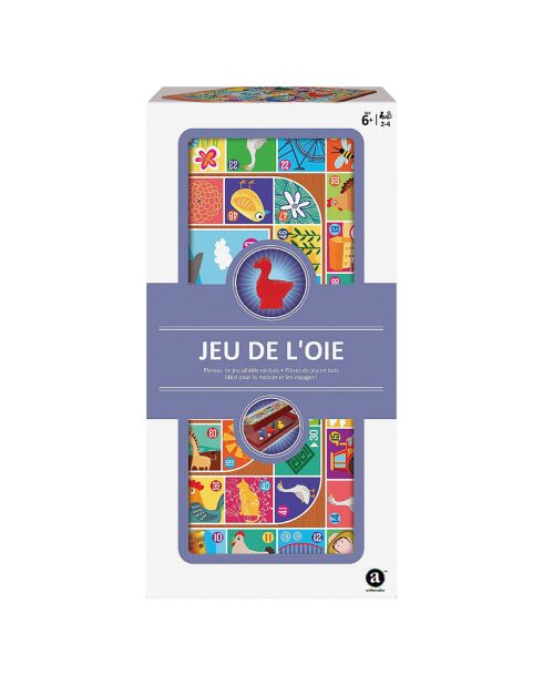 Jeu bois pliable jeu de l'oie 6 ans et +
