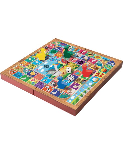 Jeu bois pliable jeu de l'oie 6 ans et +