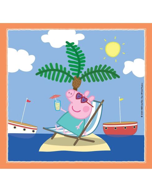 Puzzle Peppa Pig - 3x48 pièces