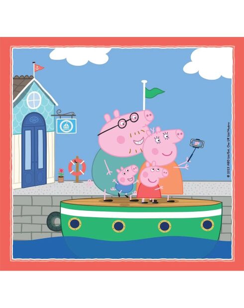 Puzzle Peppa Pig - 3x48 pezzi