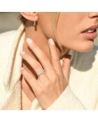 Bague Sansa Diamants 0.09 ct or blanc