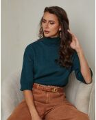 Mahouca flaschengrüner Pullover