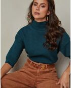 Mahouca flaschengrüner Pullover