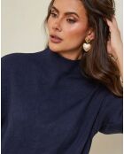 Mahouca marineblauer Pullover