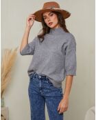 Mahouca dunkelgrauer Pullover