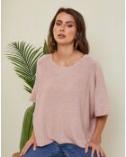 Maglione rosa Letavertes