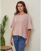 Maglione rosa Letavertes