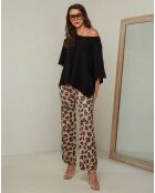 Letavertes schwarzer Pullover