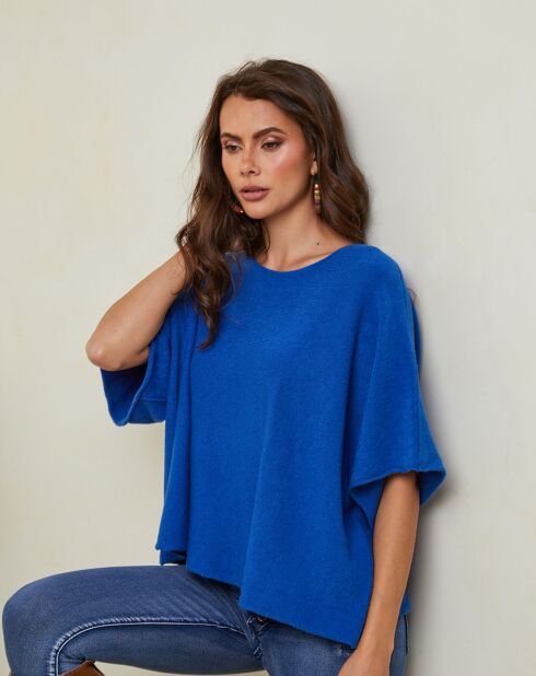 Letavertes königsblauer Pullover