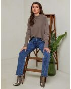 Taupefarbener Pullover Izsak