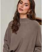 Taupefarbener Pullover Izsak