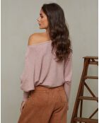 Hellrosafarbener Hajos-Pullover