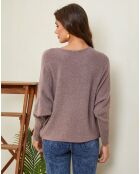 Hajos taupefarbener Pullover