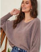 Hajos taupefarbener Pullover