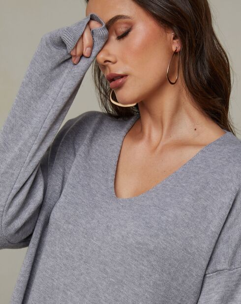 Hellgraues Kleid Ibrany