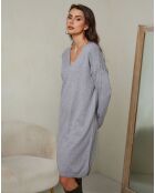 Hellgraues Kleid Ibrany