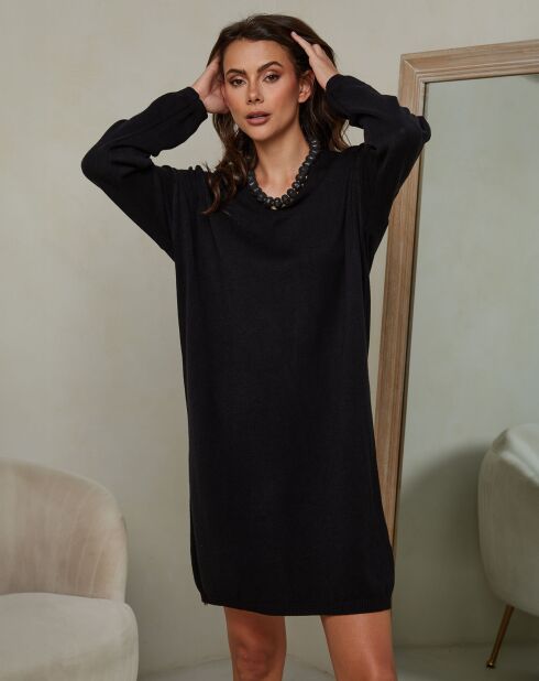 Ibrany schwarzes Kleid