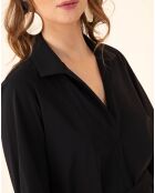 Robe avec Ceinture Sari noire