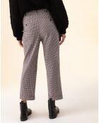 Pantalon Helena pied de poule