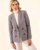 Veste Laurel pied e poule