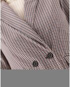 Veste Laurel pied e poule