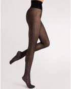 Collants Sierra modelants à motifs 20 deniers noirs