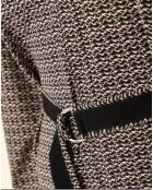 Robe avec Ceinture Vicky tweed
