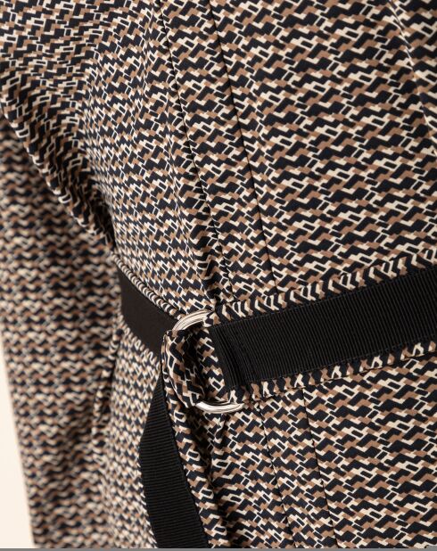 Robe avec Ceinture Vicky tweed