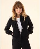 Blouson Wild noir/tweed