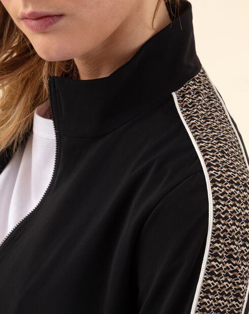 Blouson Wild noir/tweed