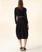 Robe avec Ceinture Ondine noire