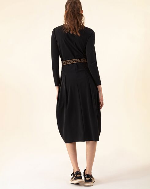 Robe avec Ceinture Ondine noire