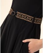 Robe avec Ceinture Ondine noire