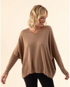 Pull en Laine mélangée Tobby camel