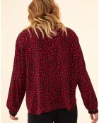 Chemise Gael leo rouge