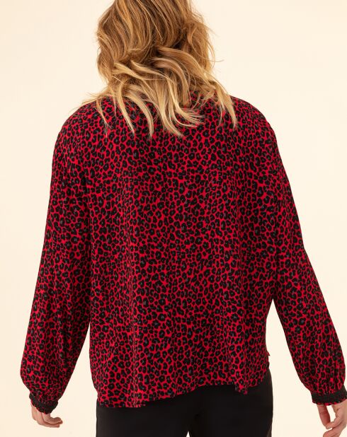 Chemise Gael leo rouge