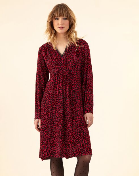 Robe Jerry leo rouge