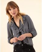 Blouse Paulette micro carreaux