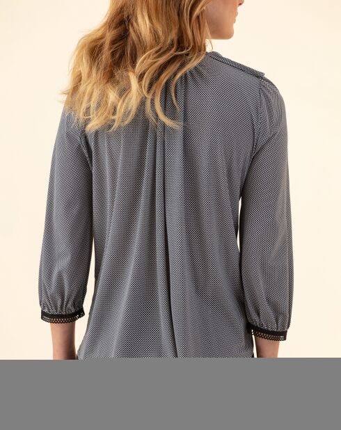 Blouse Paulette micro carreaux