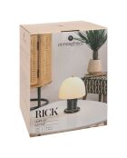 Lampe LED Rick noire - 16x16x21 cm