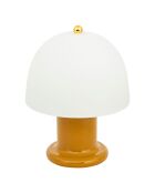 Lampe LED Rick jaune - 16x16x21 cm