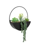 Plante à suspendre Imy  noire - 30x7x41 cm