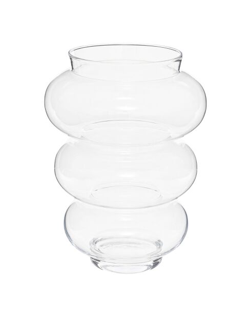 Vase double Matali vert - 25.5x35 cm