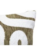 Housse de coussin Jeni vert kaki - 30x50 cm